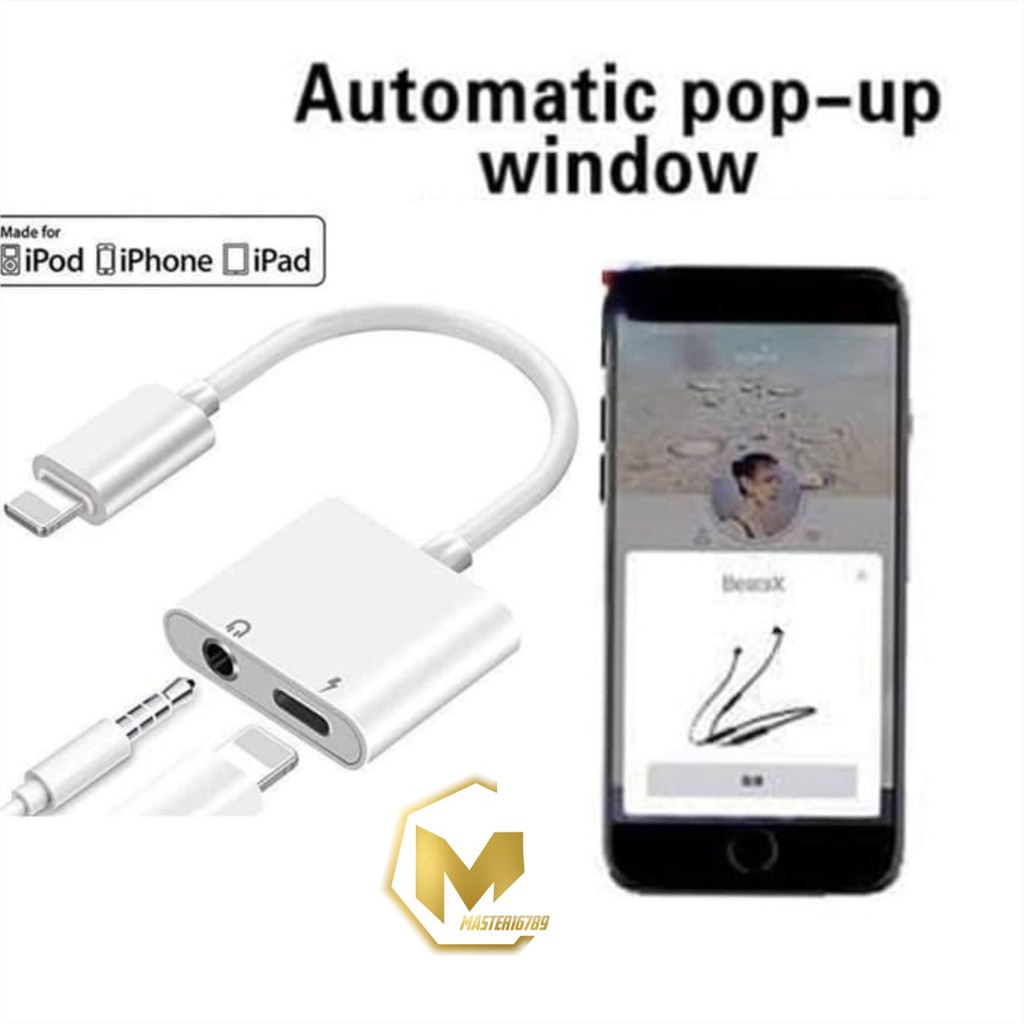 BM039 Lightning to 3.5 MM Adapter MH030 Bluetooth Jack Audio With Charging  MA147