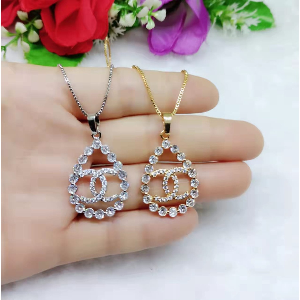 Kalung xuping permata lapis emas perhiasan fashion K51-52