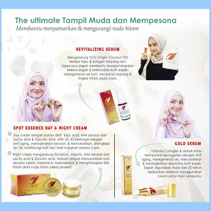 Spot Day Cream Sr12 Penghilang Flek Hitam Membandel Di Wajah Akibat Kb