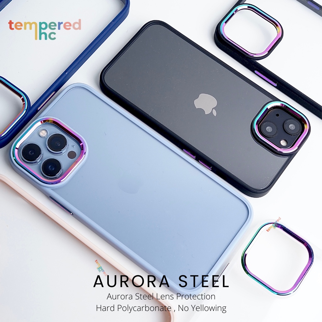 NEW ! AuroraHybrid Series Case Iphone ( Iphone 11 - 13 pro max Ready !! )