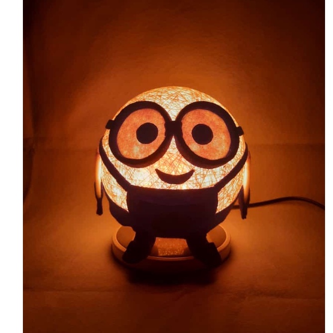 lampu tidur, lampu karakter, lampu unik, kado unik, minion 1