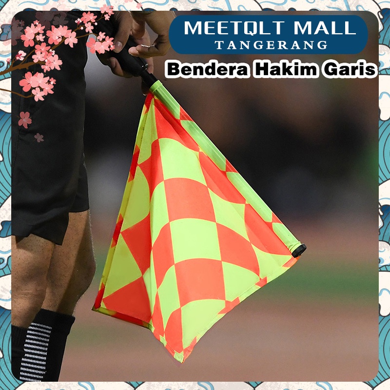 ★2PCS★Bendera Wasit Sepak Bola Football Referee Linesman Flag CIMA Bendera  BENDERA ASISTEN WASIT