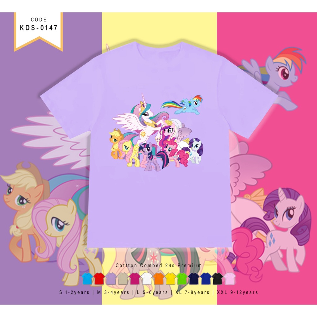 T-SHIRT / KAOS ANAK-ANAK TERMURAH BERGAMBAR UNICORN- TERIMA CUSTOM KAOS KELUARGA