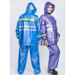 Jas Hujan Baju Celana Taft Ibex / Jas Hujan PVC / Jas Hujan Dewasa Pria Wanita / Jas Hujan Terlaris