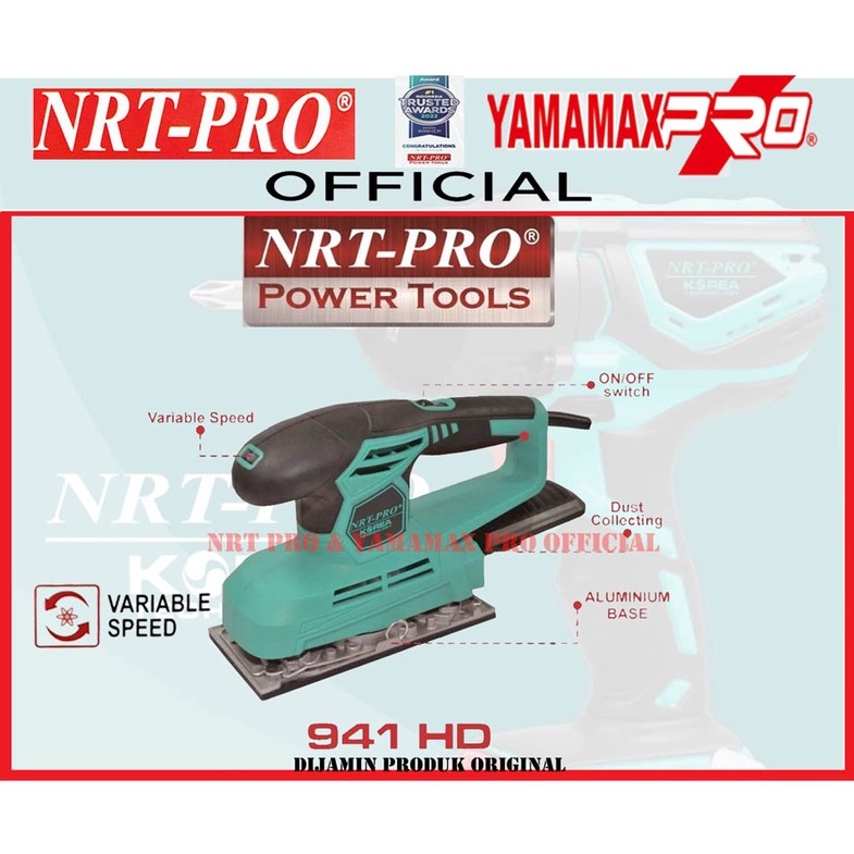 Jual Nrt Pro Hd Mesin Amplas Kayu Finishing Electric Sander Orbital