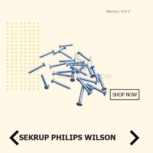 F+AB 6 X 1" WILSON / SEKRUP PHILIPS / SEKRUP FH / SELF TAPPING SCREW