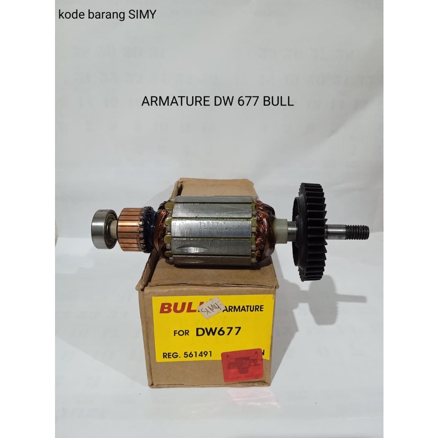 BULL Armature Planer Pasah Kayu Serut Kayu Ketam Dewalt DW677 Bull