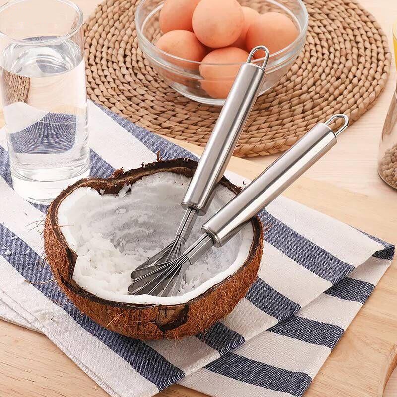 【Stainless】Alat Kerokan Kelapa/Coconut Fruit Scraper Tool/Alat Kerok Kerokan Buah Kelapa