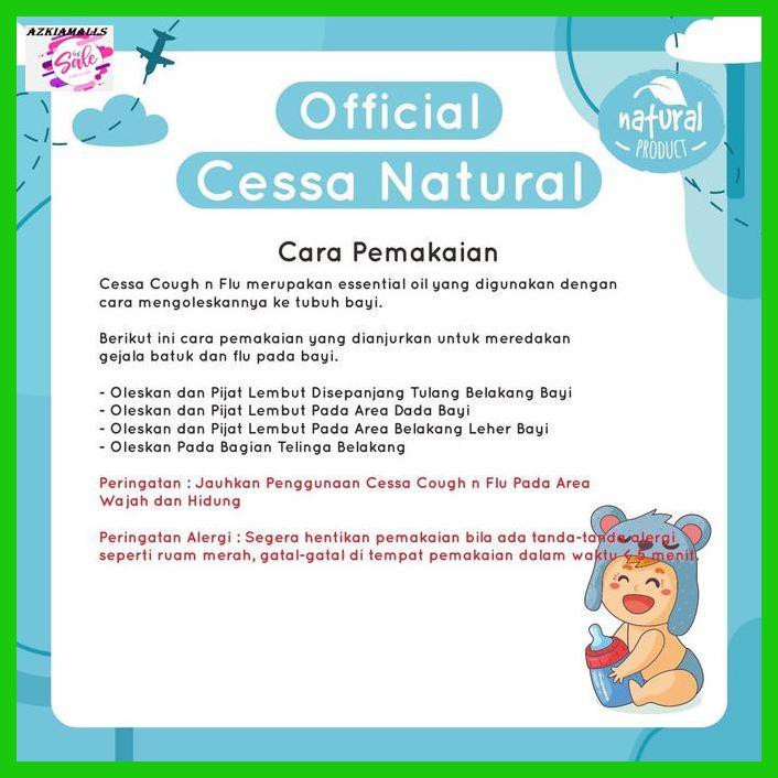 Iyabobat- Cessa Cough N Flu Pereda Batuk Dan Pilek Bayi - Essential Esensial Oil -Aslii.
