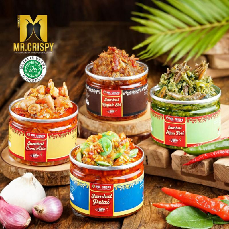 

sambal cumi asin khas medan varian rasa silahkan di pilih