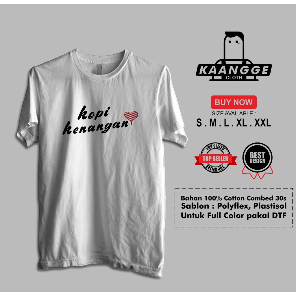 Kaos Kopi Kenangan Logo Baju Distro