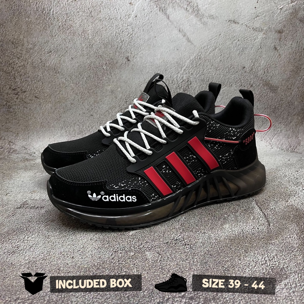 Sepatu Adidas 33Y Running Black Red Sepatu Olahraga