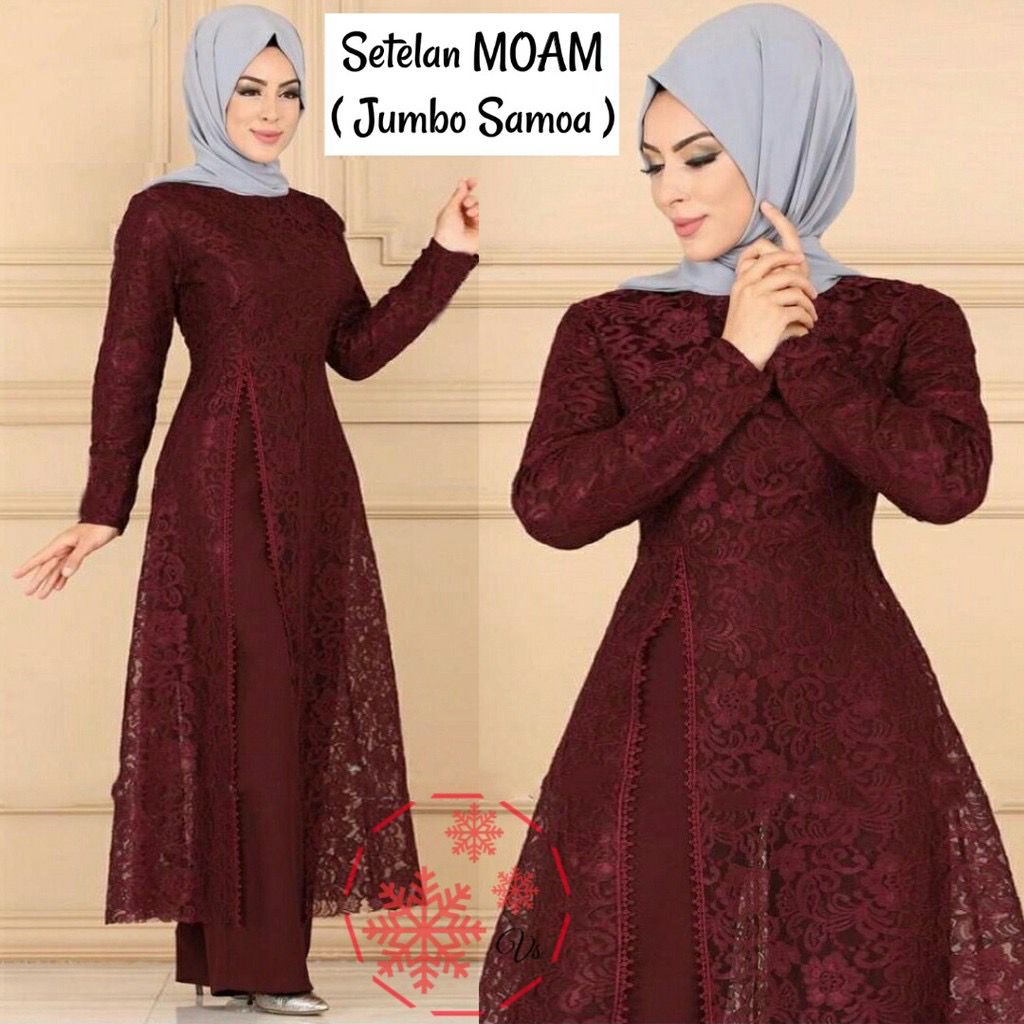 SETELAN MUSLIM MOAM ( SET JUMBO SAMOA )