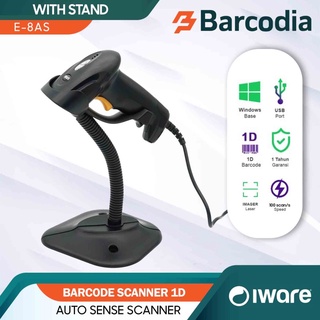 Jual Barcode Scanner Laser D Iware Bs E As With Stand Auto Scan Shopee Indonesia