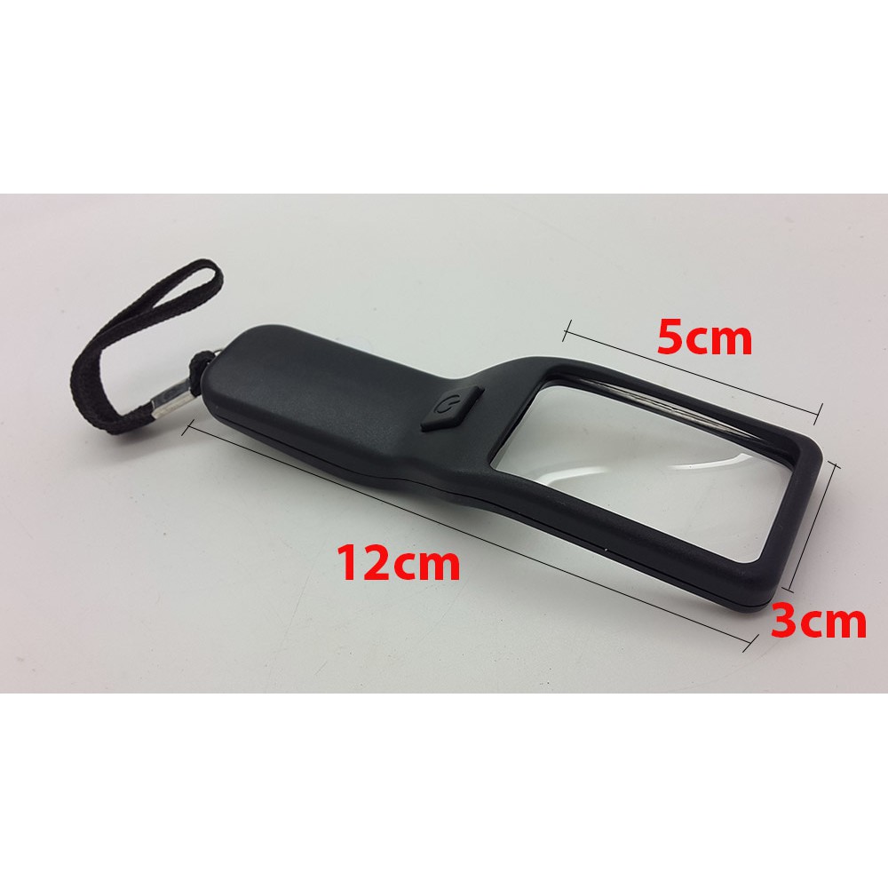 Parling Laris! KACA PEMBESAR BW017 HANDY MAGNIFIER 5X WITH LED Low Price!