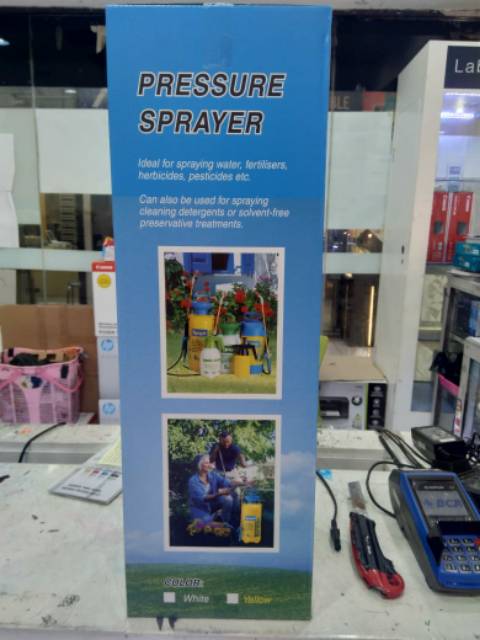 Pressure Sprayer penyemprotan hama dan virus model gendong 8 liter