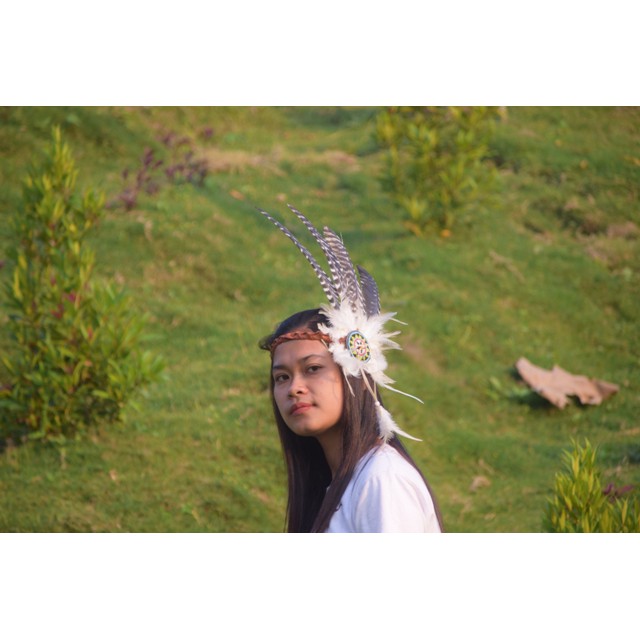 TERMURAH TOPI INDIAN - INDIAN HEADDRESS BANDO KALKUN BLURIK