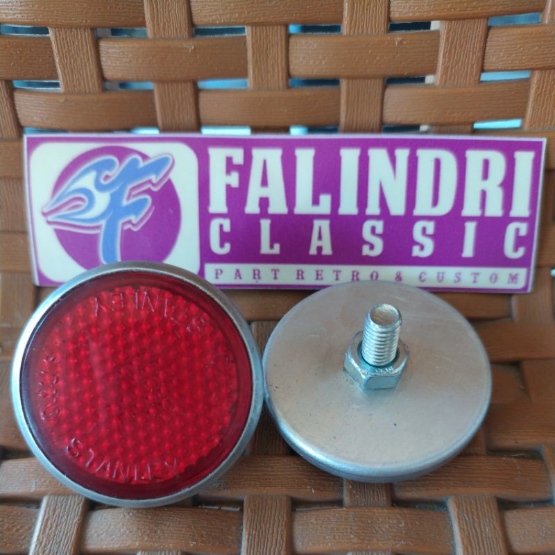 Mata Kucing Honda C70 Merah Bisa Diaplikasikan Di Honda C700 C86 Honda C50 Honda C90