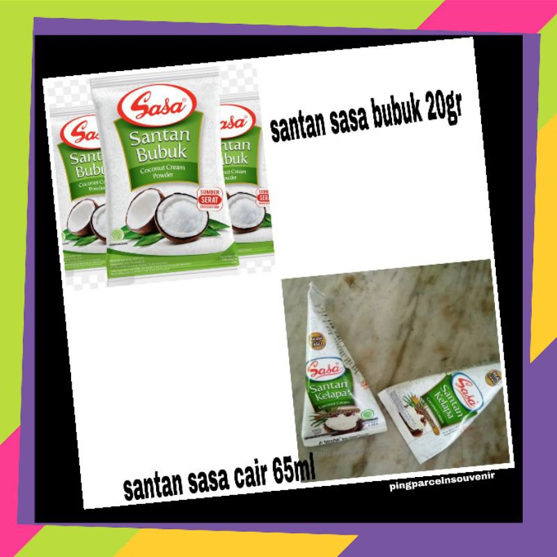 

santan sasa cair sasa bubuk santan instan || sayur online murah surabaya