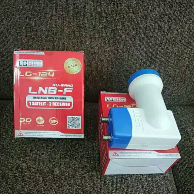 LNB Ku Band Dual Output LGSat Gardiner 1 satelit 2 receiver