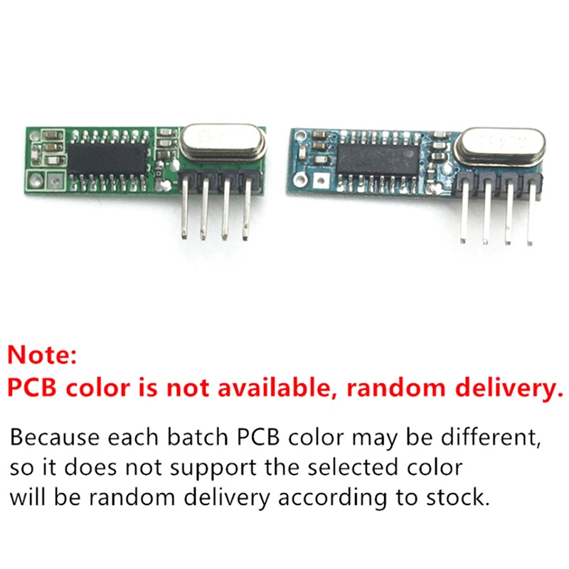 {LUCKID}RF module 433mhz superheterodyne receiver and transmitter kit for arduino