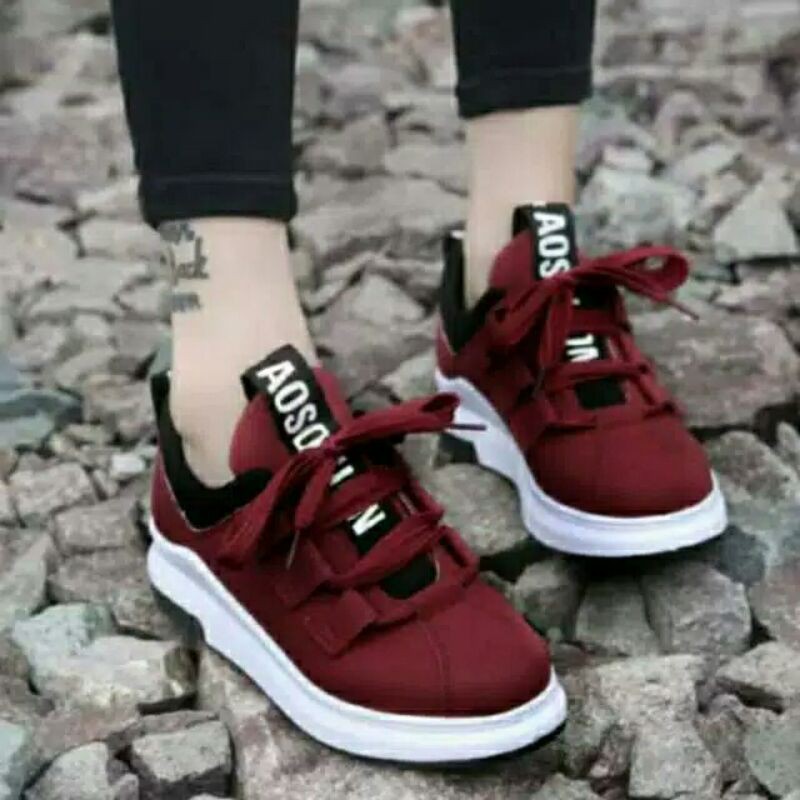 Jual Sepatu Wanita Sepatu Sneakers Kets Wanita Korea Premium Murah High Quality 017 Shopee