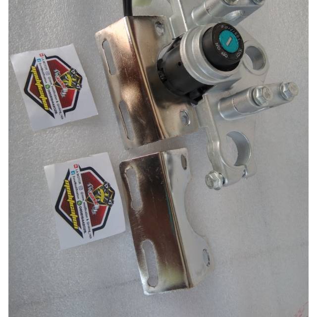 DUDUKAN BREKET  PLAT NOMOR ATAS RX KING NEW MODEL BIANGKEROK BANDUNGAN