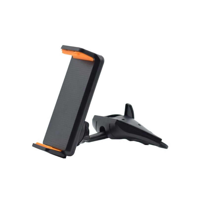 Cre Stand Holder Handphone / GPS Universal Rotasi 360 Derajat Untuk Slot CD Mobil