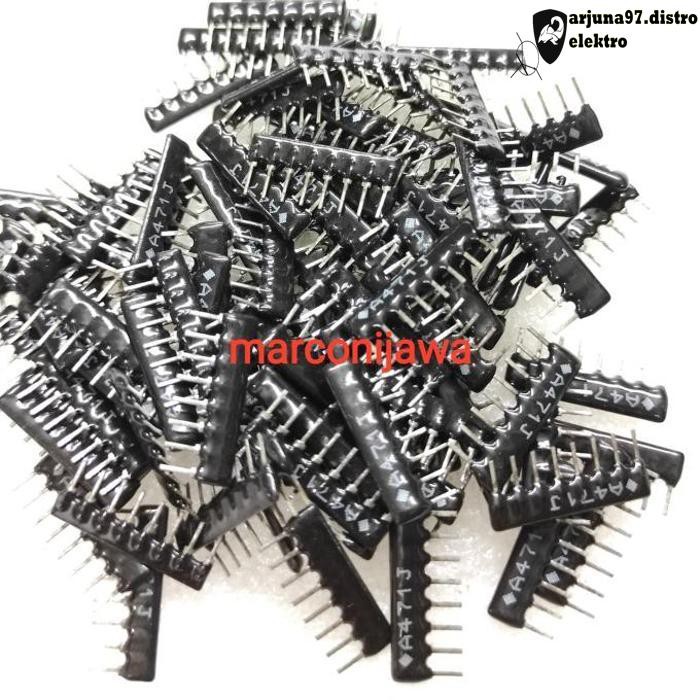 Resistor Array 471J ,470 Ohm 8Pin Marcojiw99 Juara