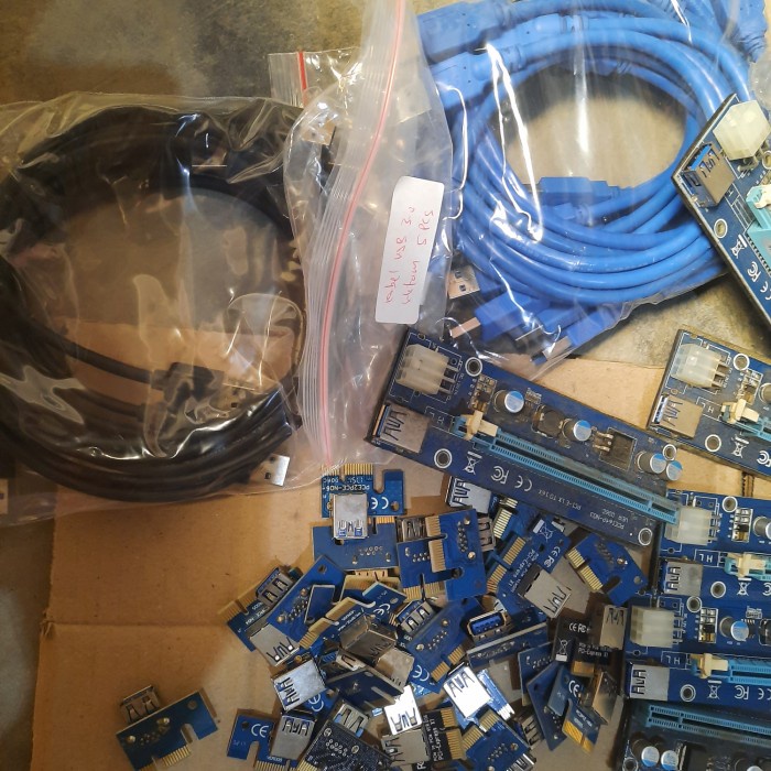 riser pci-e pci e riser 006c sata to 6 pin 4 capacitor