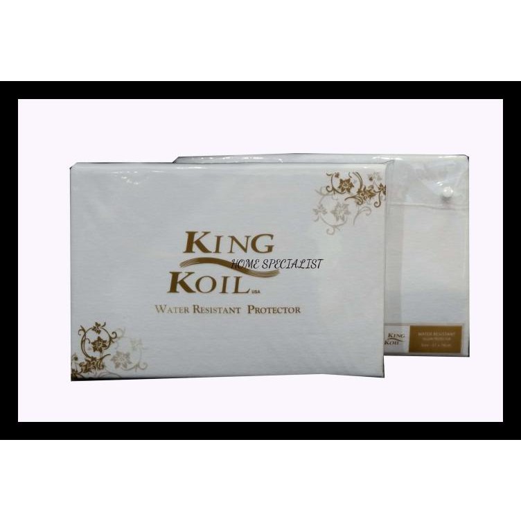Baru Pillow Protector Kingkoil Water Resistant (Pelindung Bantal Kingkoil) Termurah