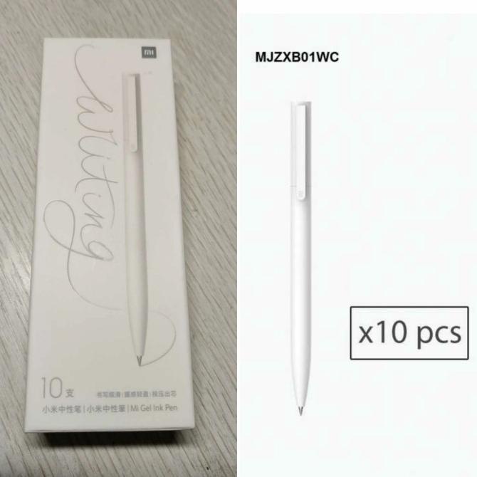 

MIJIA MJZXB01WC Neutral Gel Pen 0.5mm Set of 10pcs - Pulpen Tinta Gel ary55 Segera Dapatkan