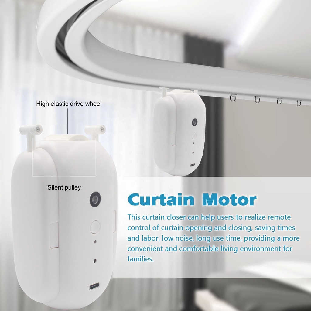 Curtain Smart Electric Motor Curtain Hordeng tirai Otomatis