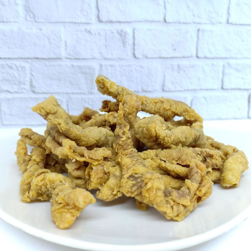 

KERIPIK USUS CRISPY AYAM Super Gurih dan Renyah Tidak Berminyak isi 250 gram