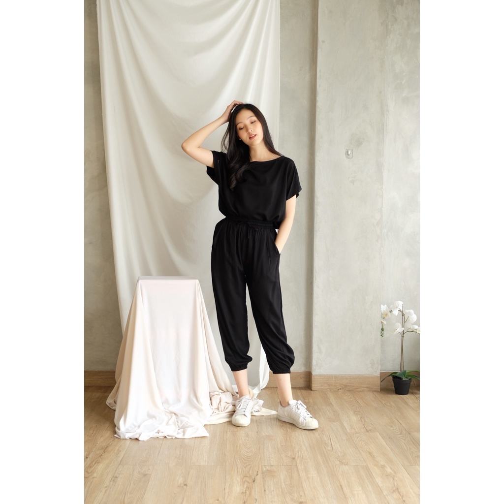 Darby Set - Atasan Celana Jogger Setelan Wanita