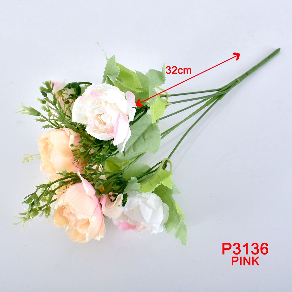 TIB COD P3136 ( 1 KILO BISA MUAT 28 PCS ) BUNGA HIAS BUNGA DEKORASI BUNGA ARTIFISIAL BUNGA IMPORT-2