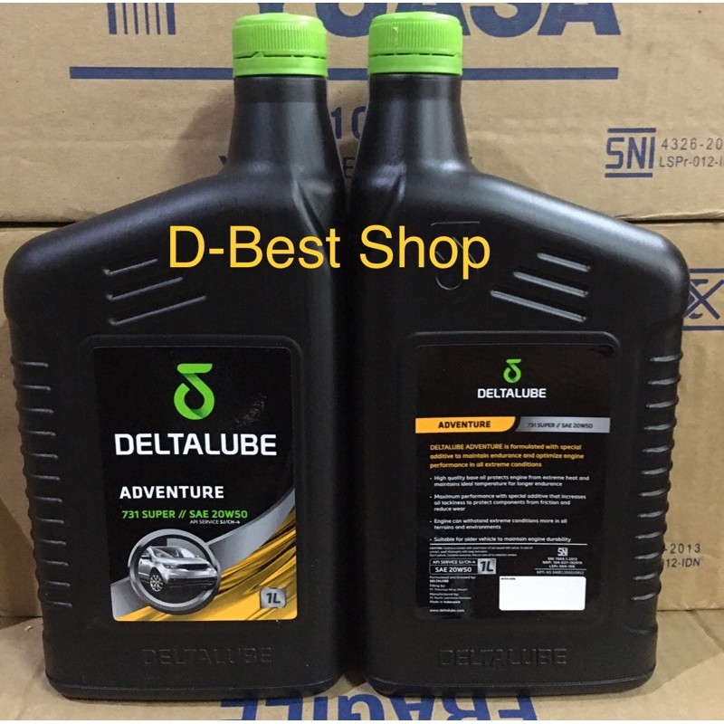 Oli mesin Mobil Adventure Deltalube Sae 20W50 Mobil - 1 Liter