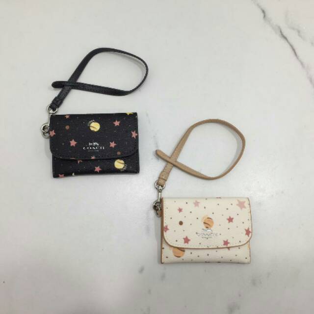 Coach Card With Constellation Print dompet kartu cardholder card case