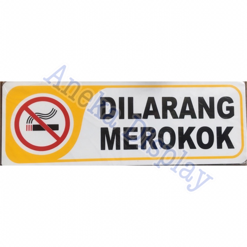 

Papan Tempel Dilarang Merokok Besar