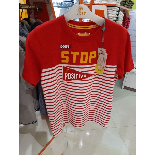 Twist Kids Baju Kaos Tshirt Oblong Lengan Pendek Original 4-14th New