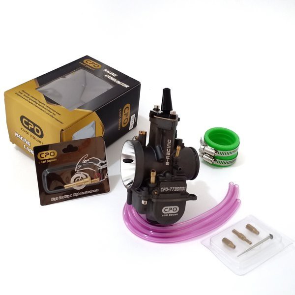 Karburator CPO free nozzle pwk Cool Power Original - Black Racing 28 30 32 34 Free Nozzle