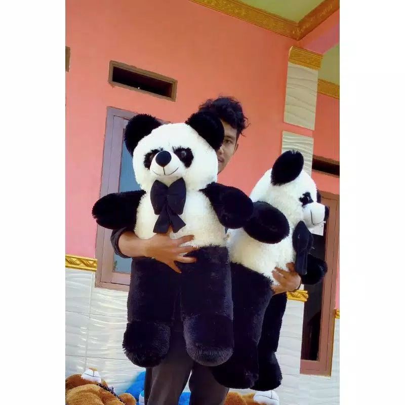 PROMO !!! PANDA HITAM PUTIH 70 CM  TERMURAH TERLARIS /  PANDA JUMBO MIRAH