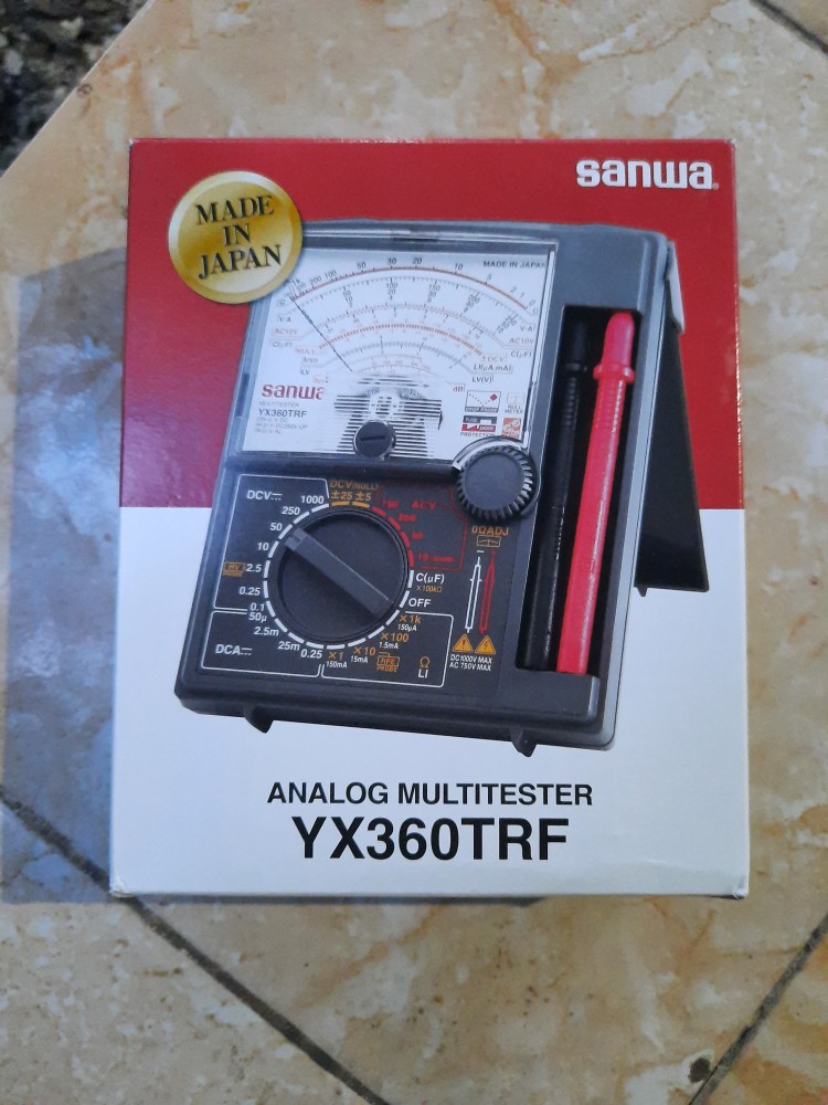 Multitester Analog Sanwa Yx360trf Japan Original Multimeter Sanwa Yx 360 Trf Jepang Multi Tester