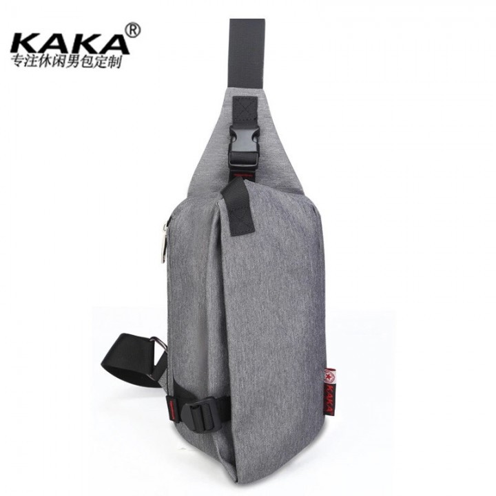 Tas KAKA 99002 Water Resistant Crossbody Chest Bag Slim Backpack