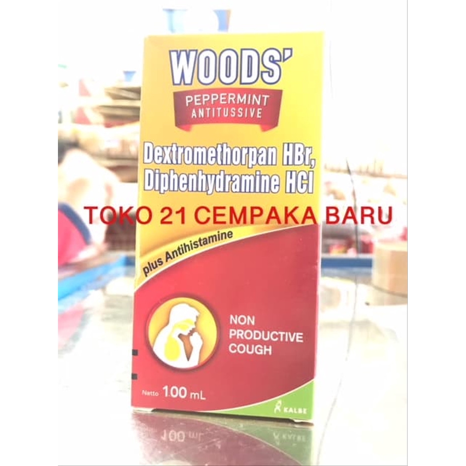

WOODS BATUK TIDAK BERDAHAK SIRUP BOTOL 100 ml | MERAH Obat Sakit Murah
