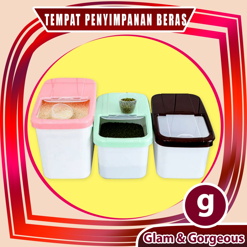 Tempat Beras Penyimpanan Makanan Rice Storage Box BB001