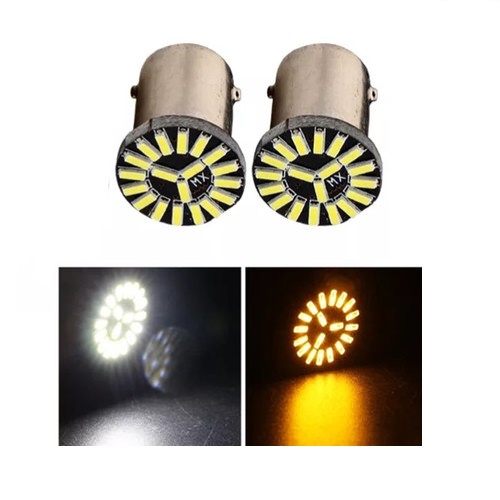 Lampu LED Sign Sein 1156 BA15S 18 SMD 3014 Bayonet 1 Kaki Lampu Mundur