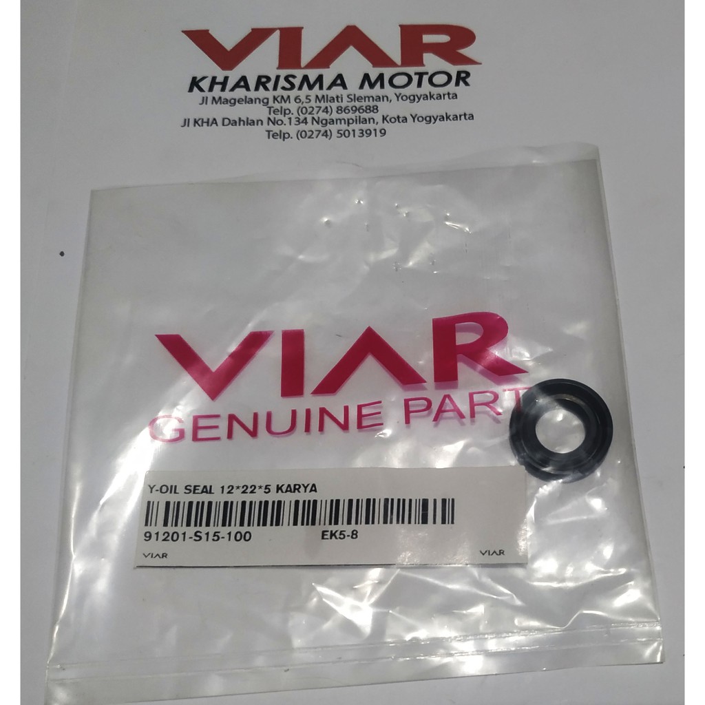 Y-Oil Seal 12*22*5 Karya Seal Kopling Viar karya lama | OIL PUMP