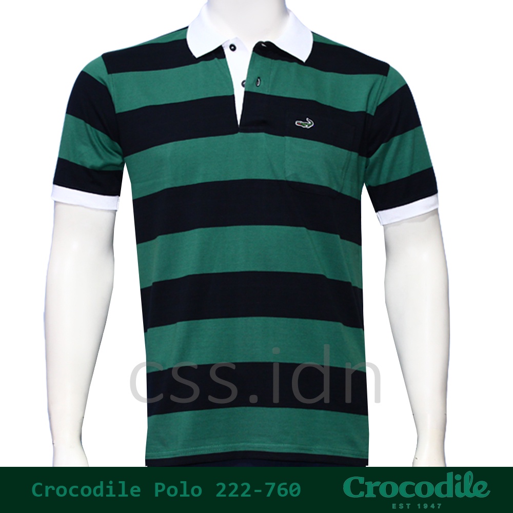 Kaos Kerah Polo Slim Fit Pria Crocodile 222-760