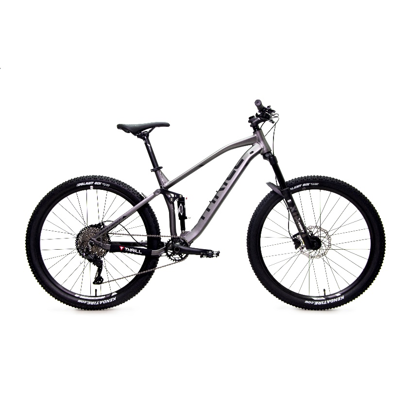 SEPEDA GUNUNG MTB 27.5&quot; X 17&quot; BA THRILL FERVENT 1.0 T120 10SP GREY BLACK